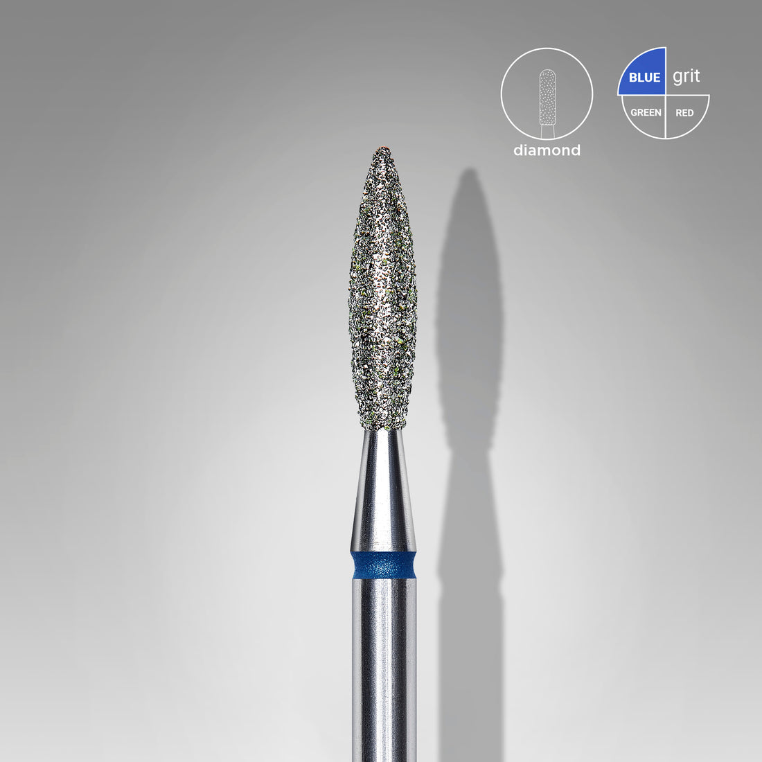 STALEKS Diamant-Fräser Flamme Blau EXPERT 2,3 mm (FA10B023/10)