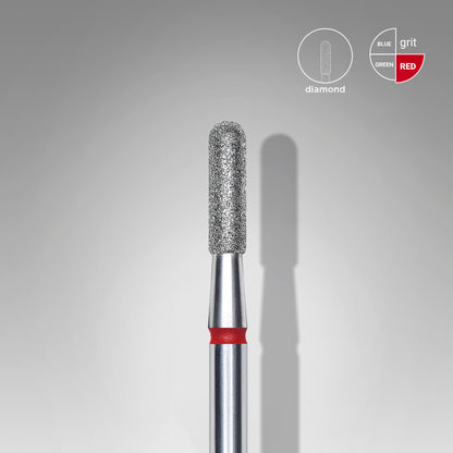 STALEKS Diamant-Fräser Abgerundeter Zylinder Rot 2,3 mm (FA30R023/8)