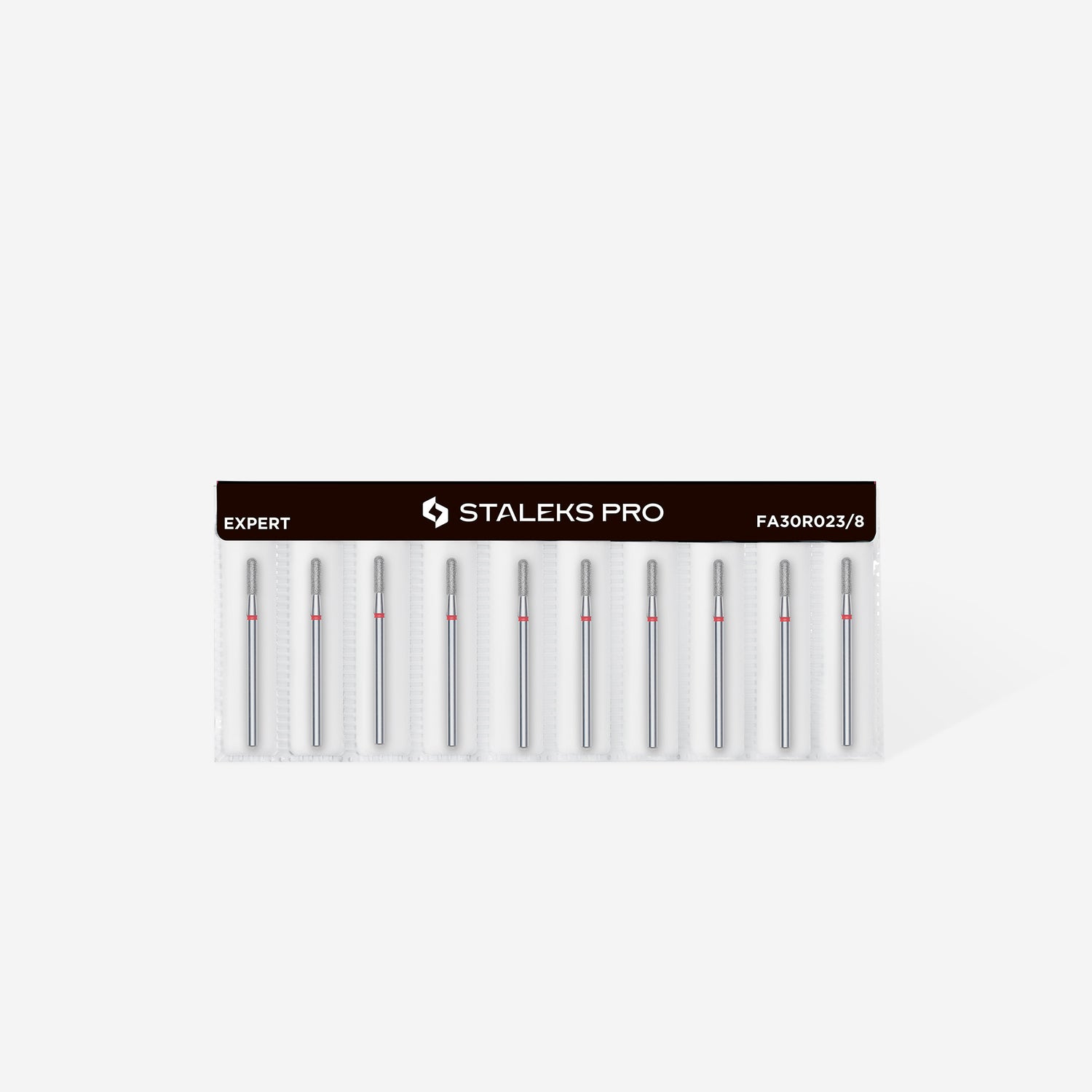 STALEKS Diamant-Fräser Abgerundeter Zylinder Rot 2,3 mm (FA30R023/8)
