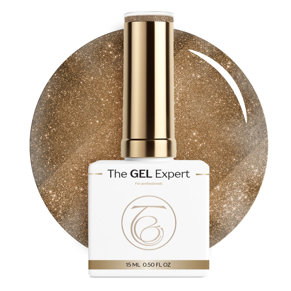 The Gel Expert Gelpolish – Sparkle Gold