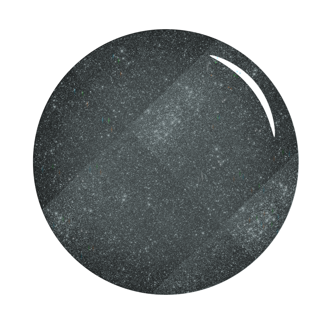 The Gel Expert Gelpolish - Funkelndes Grau