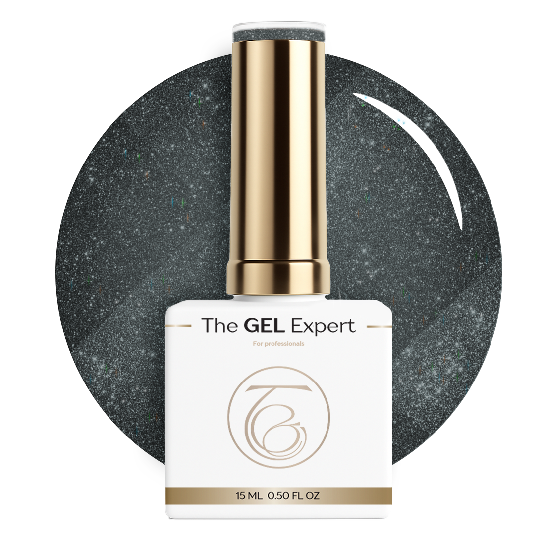 The Gel Expert Gelpolish - Funkelndes Grau