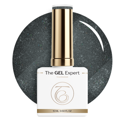 The Gel Expert Gelpolish - Funkelndes Grau